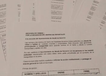 Casi ochocientas firmas piden que el Ayuntamiento actúe como perjudicado en las causas por robos en Espartales