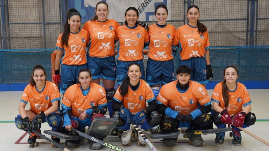 camiseta naranja alcala hockey