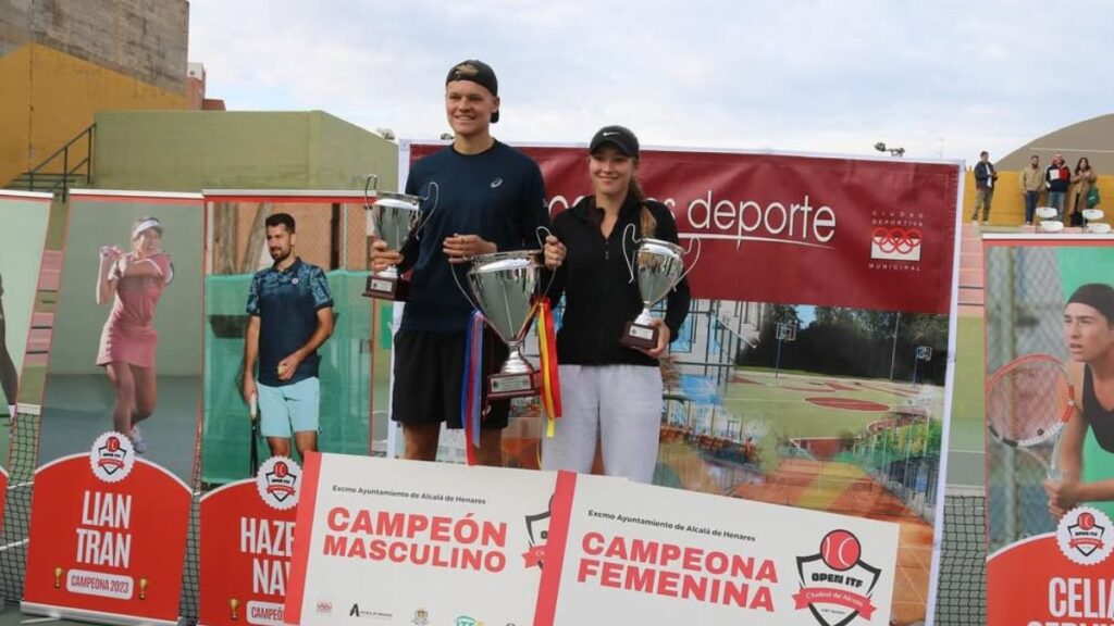 Abel Forger y Didi Bredberg se coronan en el Open ITF Ciudad de Alcalá en El Val 1 campeones open alcala 2025
