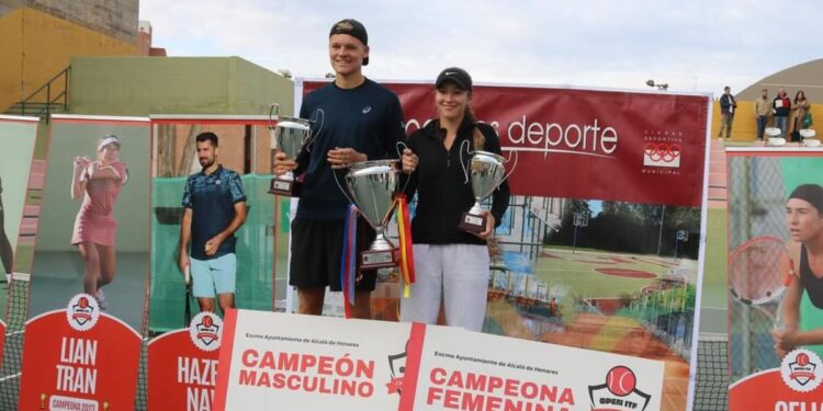 Abel Forger y Didi Bredberg se coronan en el Open ITF Ciudad de Alcalá en El Val 1 campeones open alcala 2025