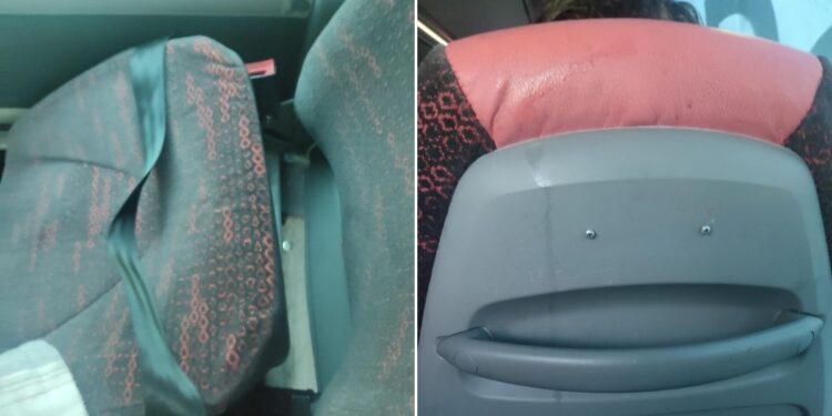 Usuarios denuncian el deterioro y la falta de limpieza en los autobuses interurbanos 1 deterioro autobus interurbano
