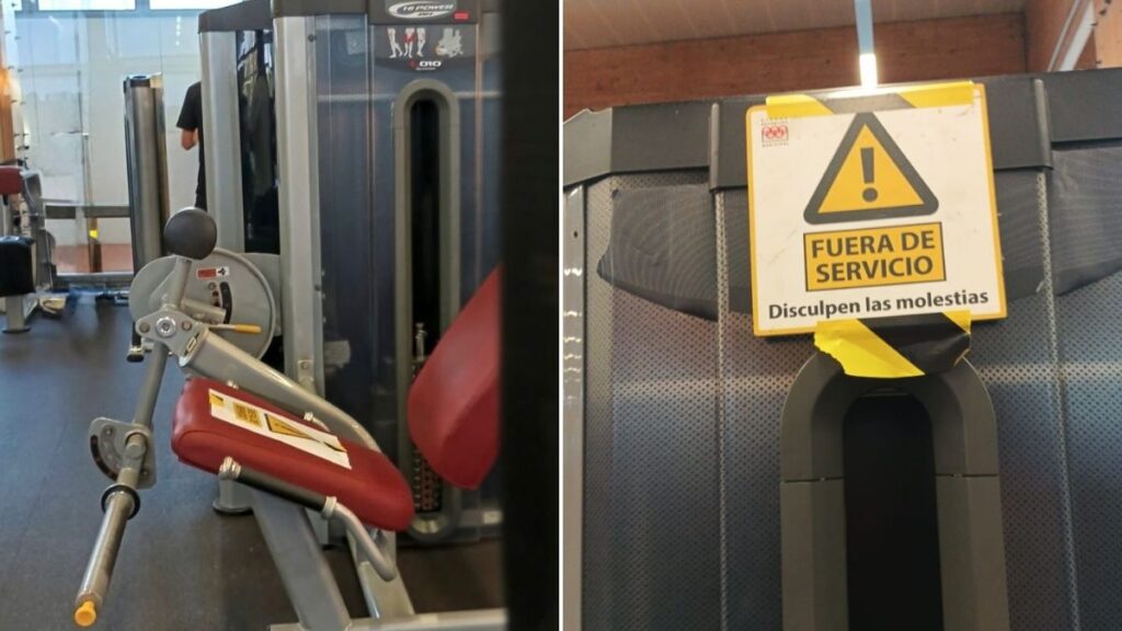 El deterioro del Complejo Deportivo Espartales desata una oleada de quejas por fallos estructurales y servicios saturados 1 maquinas fuera servicio espartales