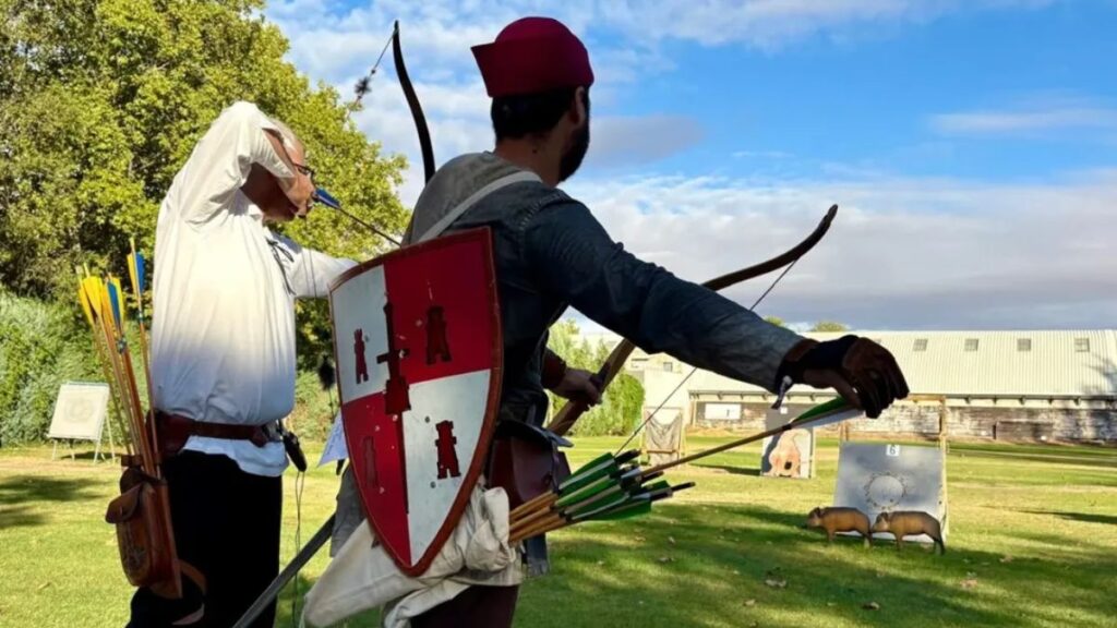 torneo medieval tiro con arco sagitta