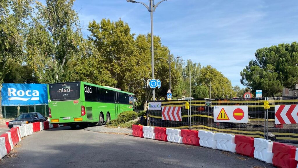 trafico obras via complutense