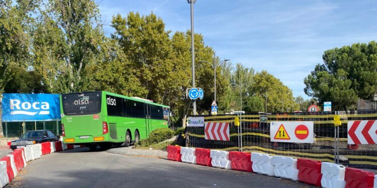 trafico obras via complutense