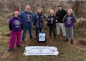 El movimiento 1 Millón de Árboles celebra su aniversario con una plantación navideña en el Anillo Verde de Alcalá