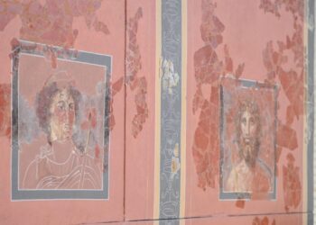 Complutum estrena una estancia dedicada a los dioses romanos en la Casa de los Grifos tras 15 años de trabajos