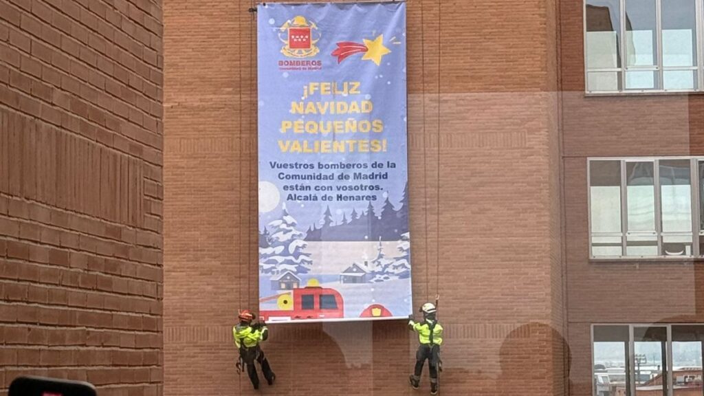 bomberos hospital navidad