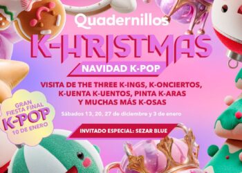 Quadernillos estrena ‘K-Hristmas’, un programa navideño con actividades K-POP y un vaso termo solidario contra el bullying infantil