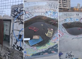 El Skate-Ride Park de La Garena muestra signos de deterioro tras cinco años desde su inauguración y sucesivas ampliaciones