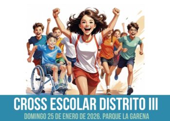 El Cross Escolar abre la temporada 2026 en La Garena con carreras para todas las categorías escolares