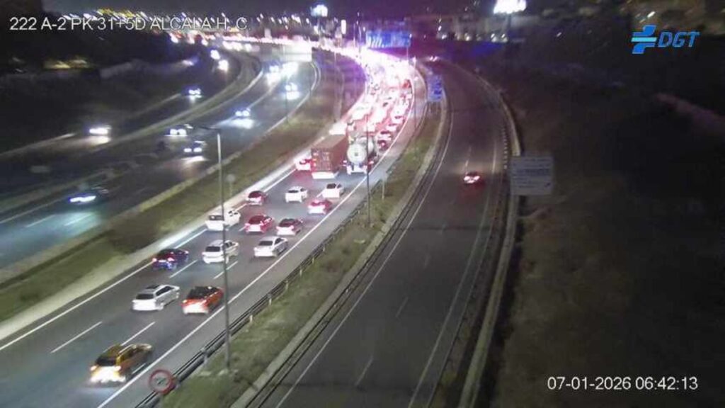 accidente a2 alcala de henares