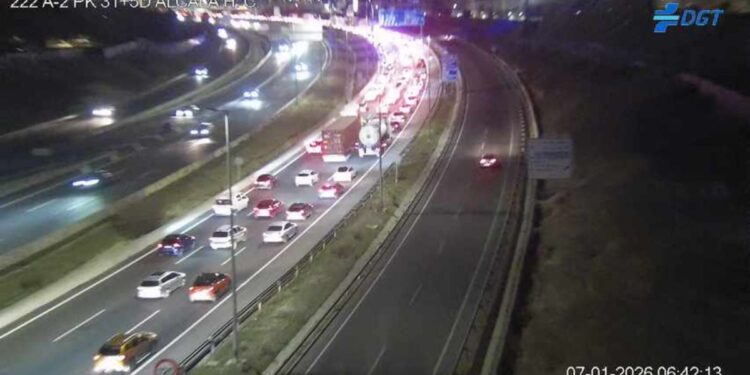 accidente a2 alcala de henares