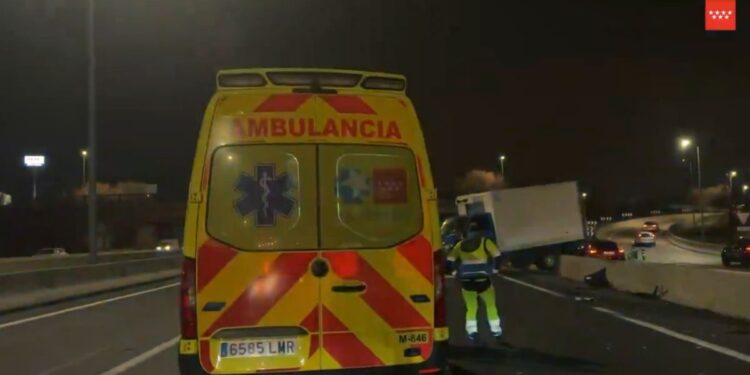 accidente camion a2