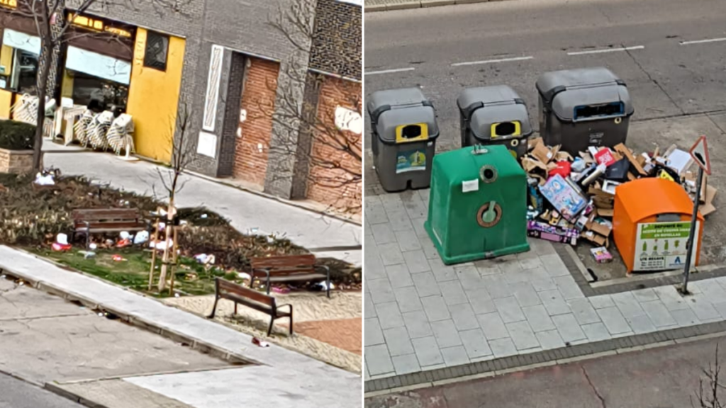 Vecinos de Espartales Norte denuncian acumulación de basura y suciedad persistente en calles y zonas verdes del barrio 1 basura espartales norte