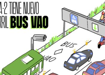 El nuevo carril Bus-VAO de la A-2 comenzará a funcionar de forma progresiva en el primer trimestre de 2026