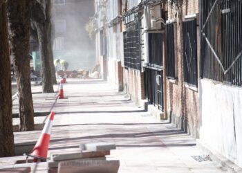 El Distrito II renueva el entorno del colegio Santos Niños para ganar accesibilidad y seguridad peatonal