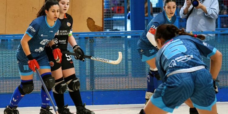 Victoria sin sobresaltos del Iman Serroukh Alcalá Hockey ante el HC Resa Cambre para empezar fuerte la segunda vuelta 1 Foto: Adrián del Val