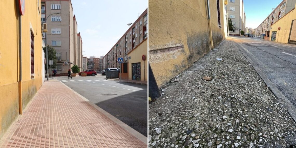 La calle Tuy estrena aceras más anchas y nuevo pavimento tras una obra de 30.000 euros 1 Imagen: Ayuntamiento de Alcalá