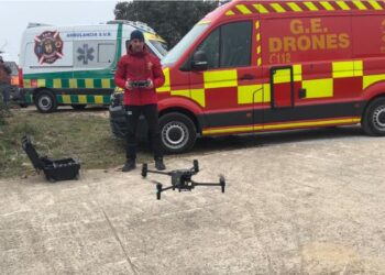 El Grupo Especial de Drones de Bomberos alcanza su mayor actividad desde su creación en 2019