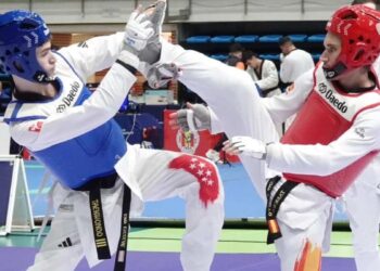 El taekwondista alcalaíno Iván Escolar firma un bronce de carácter en el Campeonato de España absoluto