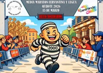 La peña Los Presidiarios impulsa un reto solidario en la Media Maratón Cervantina y Legua Quijote 2026