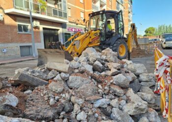 Cortes puntuales de tráfico del 23 al 25 de febrero por obras junto a la calle Lope de Rueda
