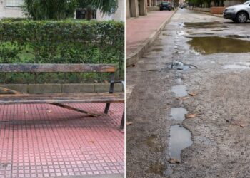 Vecinos del Distrito II reúnen 550 firmas para pedir la reparación del pavimento en Plaza Jazmín y la Calle Gardenia