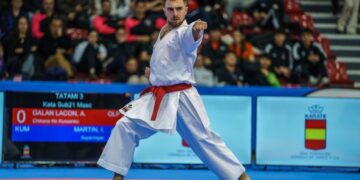 Alejandro Galán encadena en Ciudad Real su quinta final consecutiva en la Liga Nacional sub-21 de kárate
