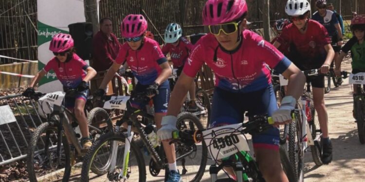 La MTB Kids reúne a cerca de 100 menores en el Arboreto en la primera cita del circuito escolar de primavera 1 Foto: Escuela Ciclista Al Qalat Nahar