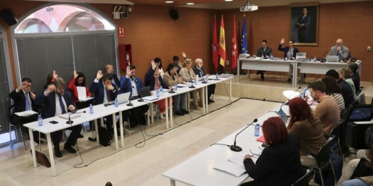 Votación en el Pleno de Alcalá / Foto: PP de Alcalá