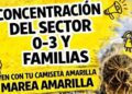 La Marea Amarilla sale a las calles de Alcalá este 24 de abril en defensa del ciclo 0-3