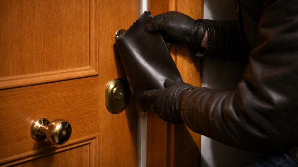 forzar puerta resbalon