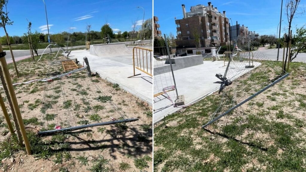El parque de Pasionistas abre “a medias” y desata críticas vecinales por seguridad y acabados 1 skate park el olivar