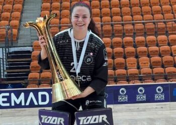 La alcalaína Leyre López vuelve a tocar la cima de Europa con el CP Esneca Fraga