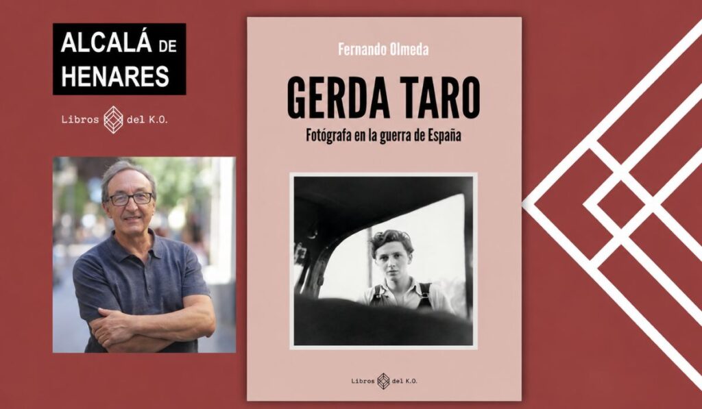Fernando Olmeda presenta en Alcalá su libro sobre la fotógrafa Gerda Taro y la Guerra de España 1 Presentacion libro