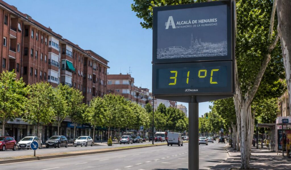 Alcalá encara varios días de calor con máximas por encima de los 30 grados 1 Temperatura