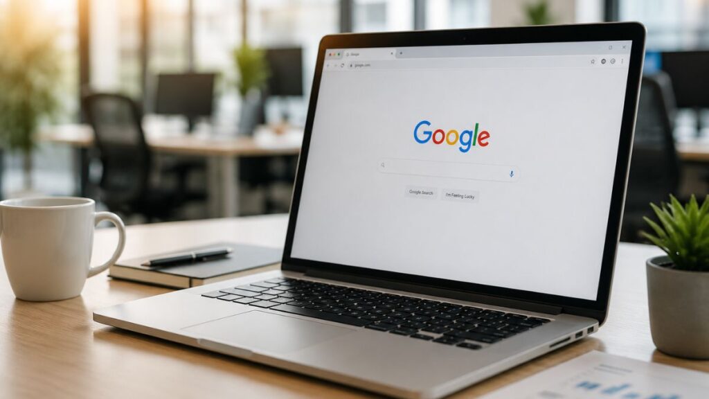 La agencia SEO que está ayudando a muchas pymes de Madrid a aparecer en Google… y ahora también en la IA 1 google laptop