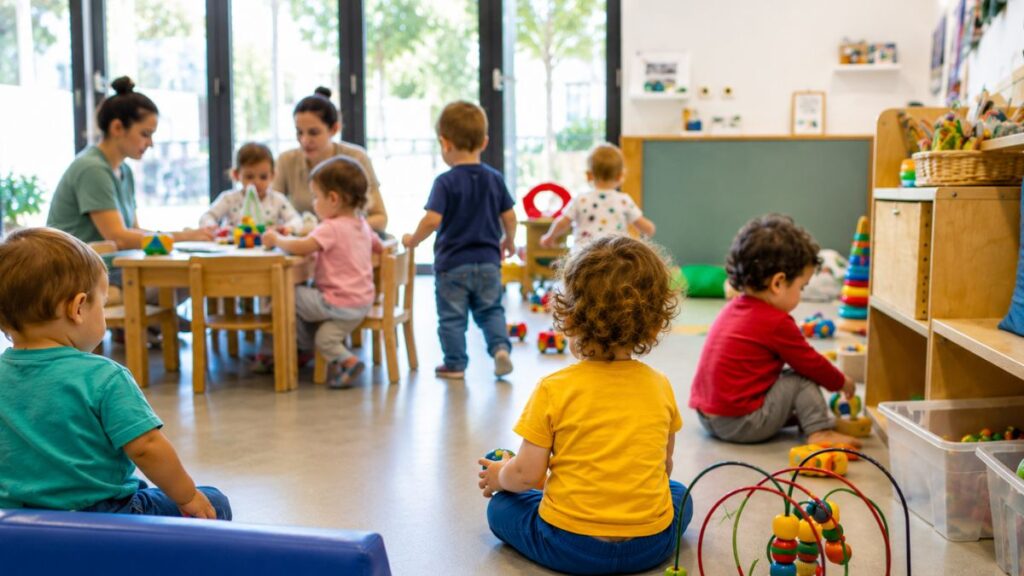 Educadoras de Infantil reclaman menos alumnos por aula en un acto con Sira Rego en Alcalá 1 huelga educacion infantil