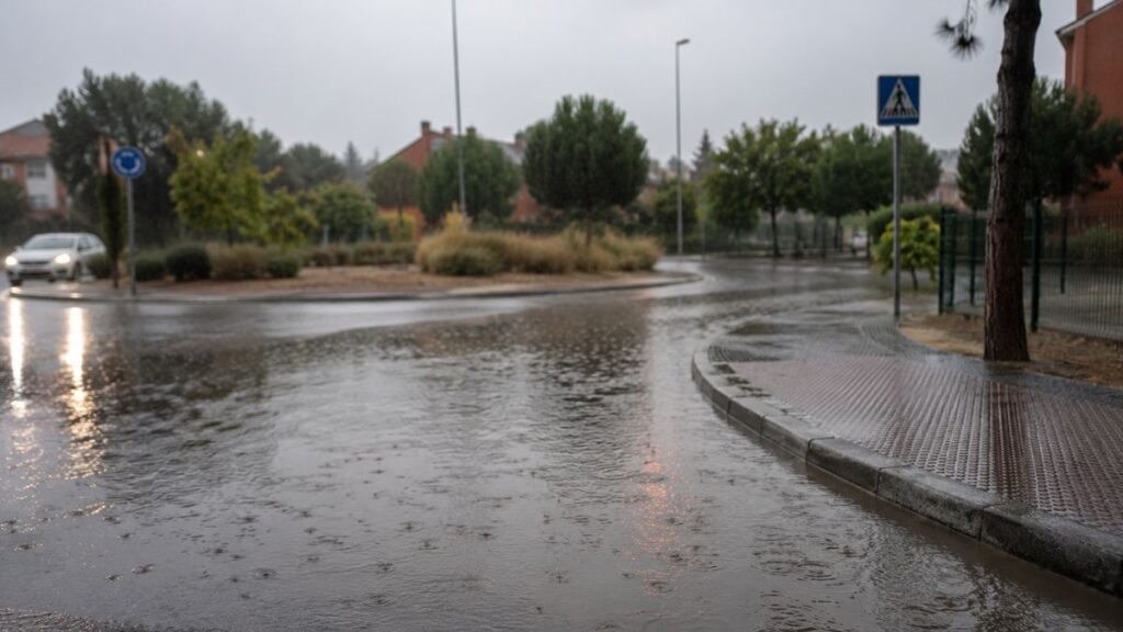 rotonda lluvia