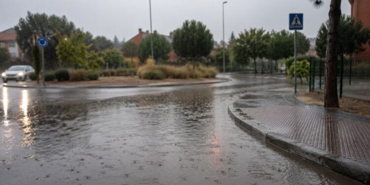 rotonda lluvia