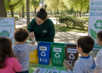 El Día del Reciclaje propone juegos infantiles para aprender a separar residuos en Alcalá el 17 de mayo