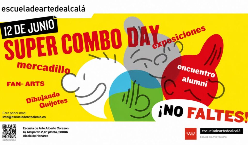 La Escuela de Arte Alberto Corazón celebra el Super Combo Day con exposiciones, mercadillo y actividades abiertas al público 1 Escuela Arte Alcala