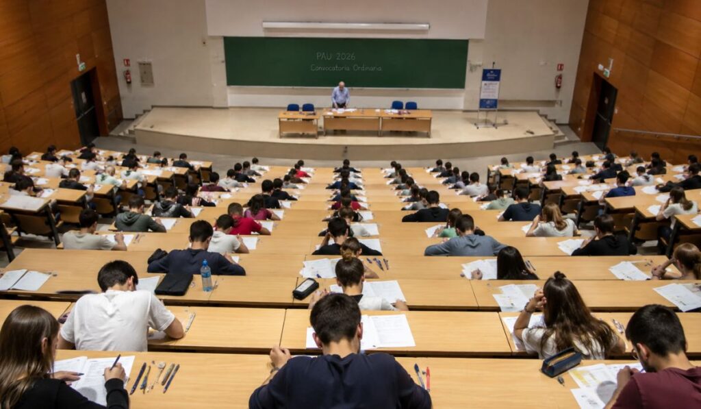 El campus de Alcalá recibe a los estudiantes en el arranque de la PAU 2026 1 PAU 2026