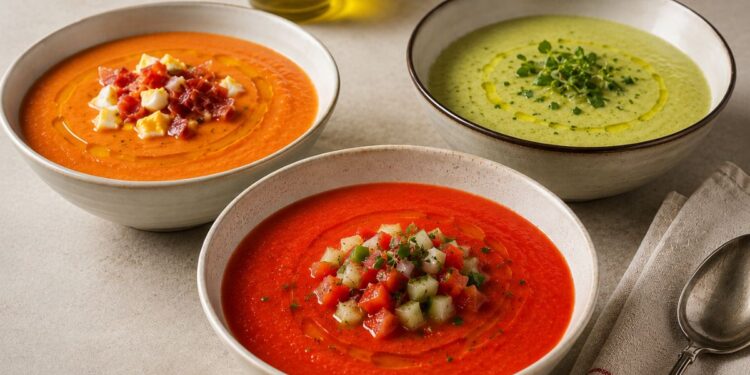 Gazpacho, salmorejo o crema fría: cuál sacia más y cuál tiene más calorías 1 gazpacho salmorejo crema fria