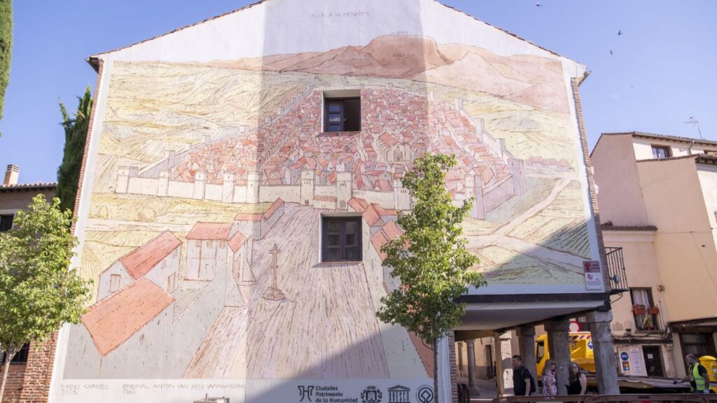 La Casa Tapón estrenará un mural de Manu Cardiel inspirado en la Alcalá del siglo XVI 1 mural casa tapon