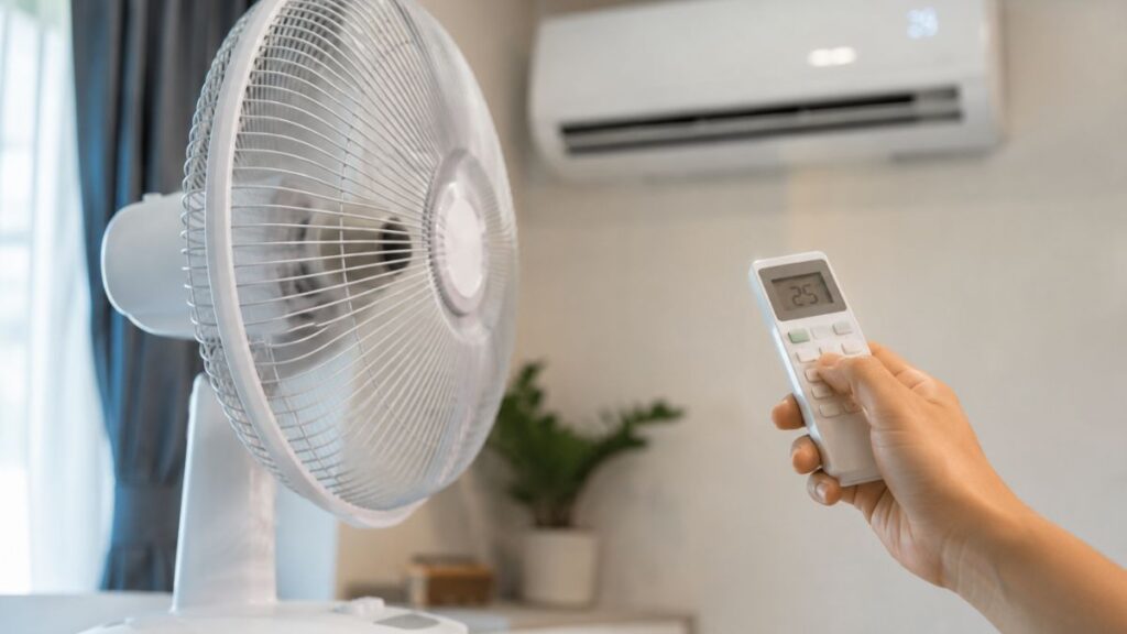 ventilador aire acondicionado