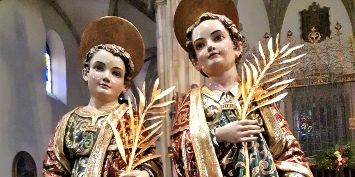 Santos Niños Justo y Pastor: historia y origen de su patronazgo en Alcalá de Henares 1 Justo y Pastor 1