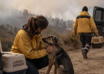 SEREM Emergencias abre una iniciativa solidaria para reforzar la protección de los animales afectados por los incendios