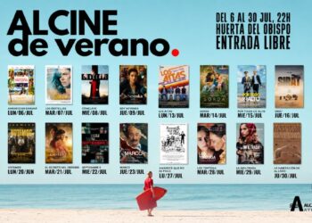 Alcine de Verano proyectará 16 películas al aire libre en la Huerta del Obispo durante todo el mes de julio